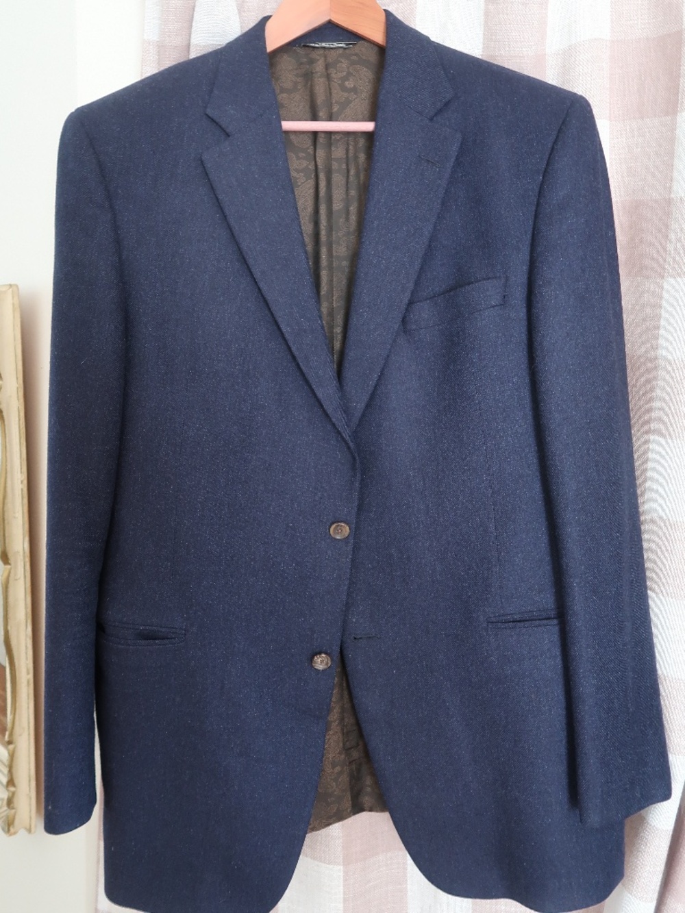 Jack Victor Blue Cashmere 44L Blazer 44L